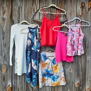 6 Piece Lot Size M Women's Clothes Shein Tops Shirts Dress Summer Tanktop Bundle